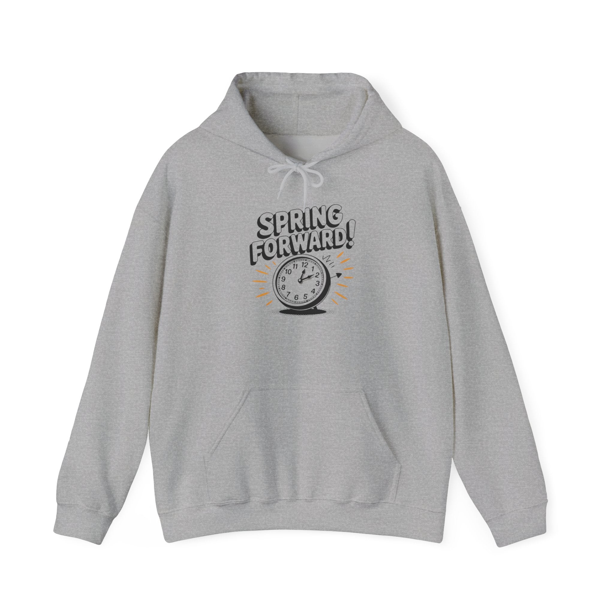 Spring Forward Hoodie - Unisex Heavy Blend Sweatshirt for Daylight Saving Time