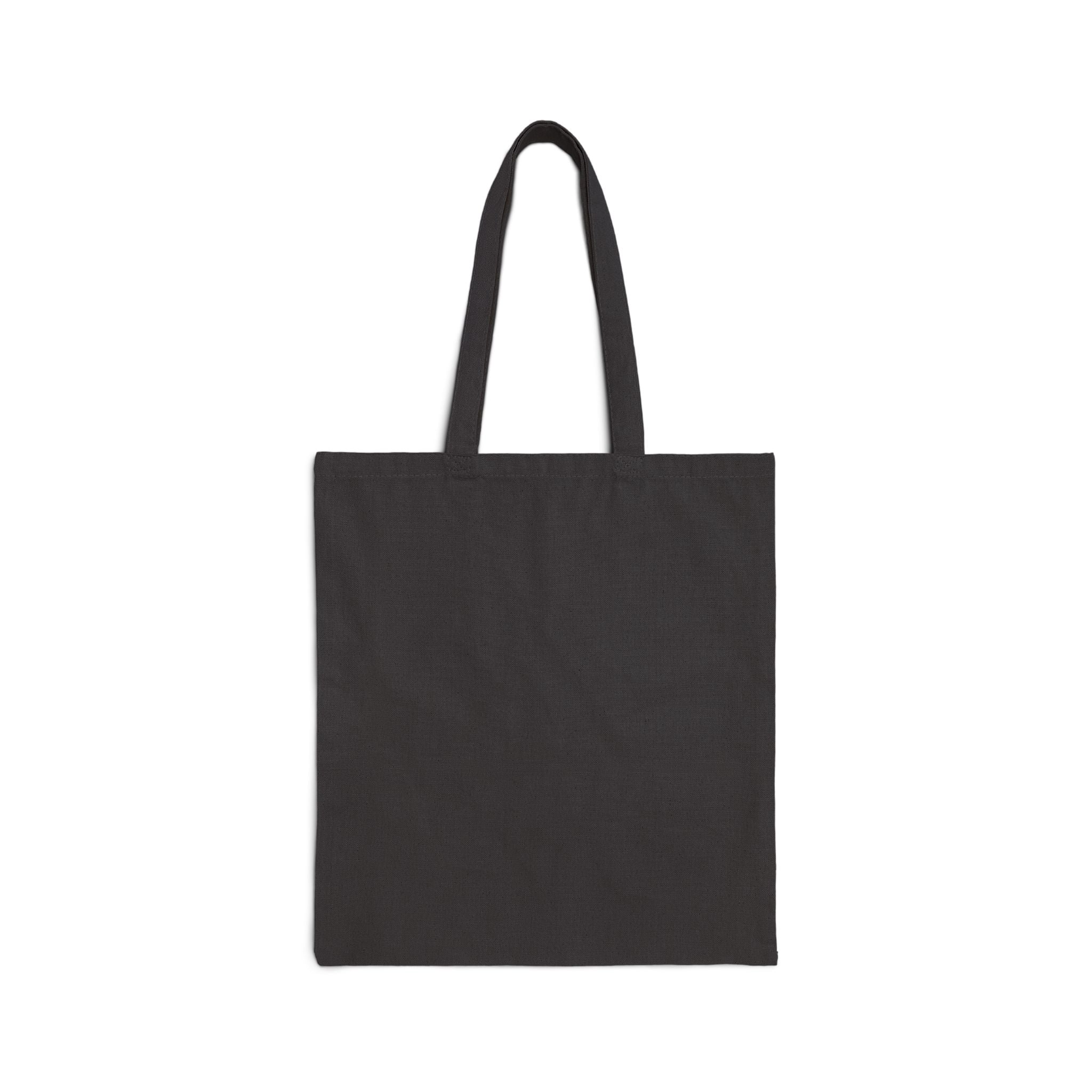 Spring Forward Tote Bag – Eco-Friendly Cotton Canvas Shopper with Motivational Clock Design