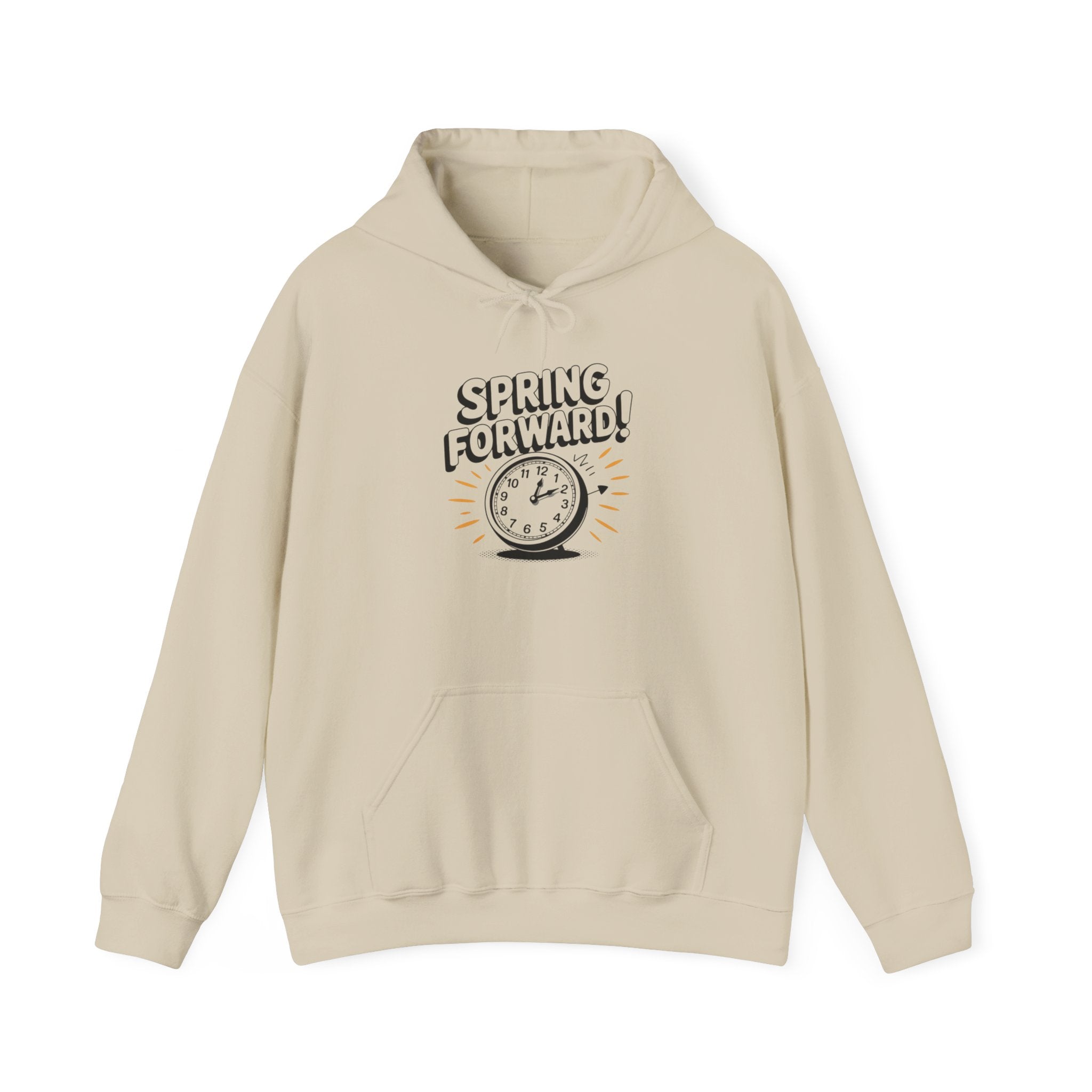 Spring Forward Hoodie - Unisex Heavy Blend Sweatshirt for Daylight Saving Time