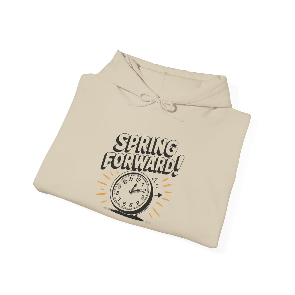 Spring Forward Hoodie - Unisex Heavy Blend Sweatshirt for Daylight Saving Time